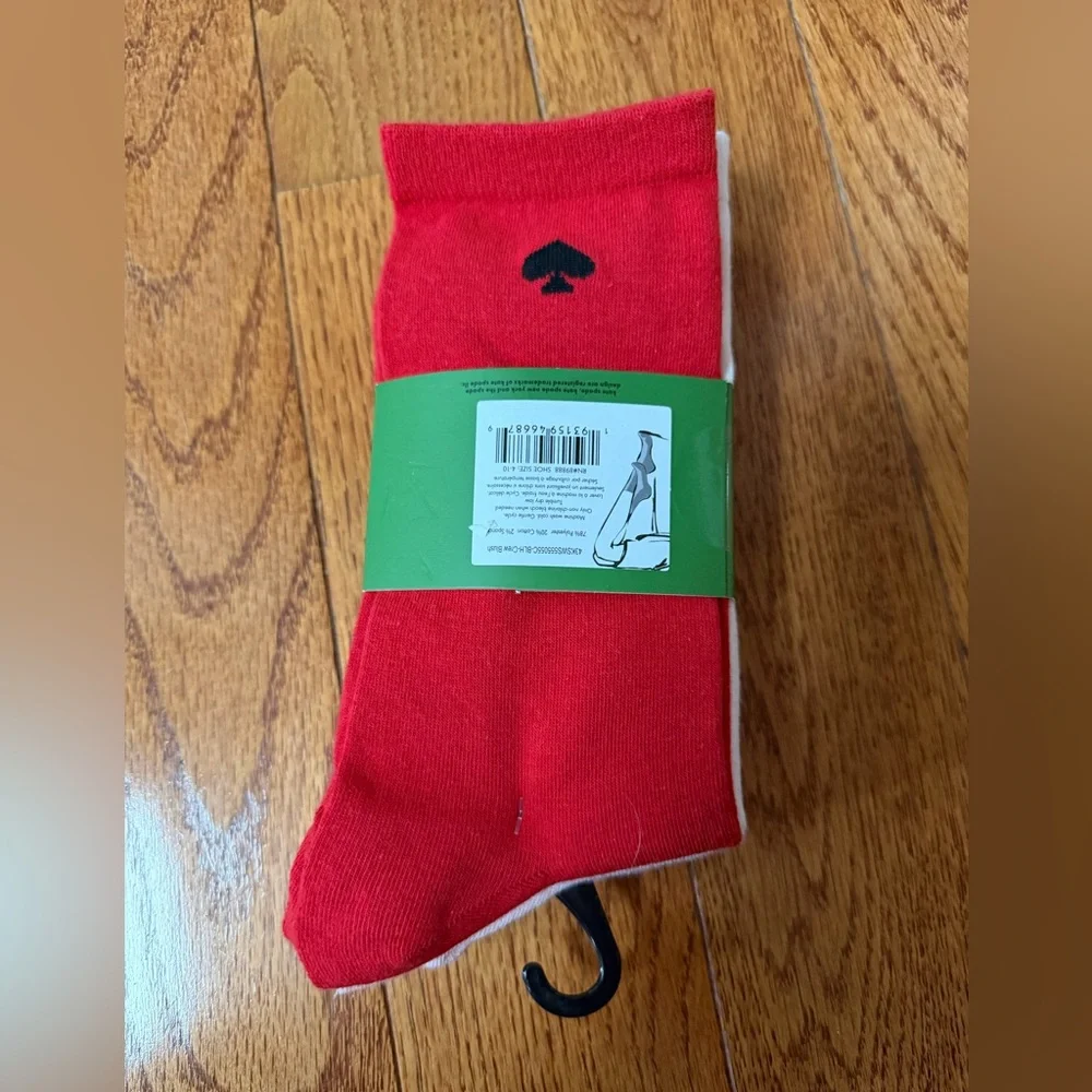 Kate‎ Spade Valentine’s Day Crew Socks - 3 pairs